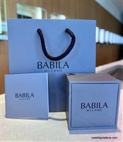 Ring Babila Milano Woman Trilogy in White Gold Diamante 0.20 Ct BBB02020C - BBB02020C